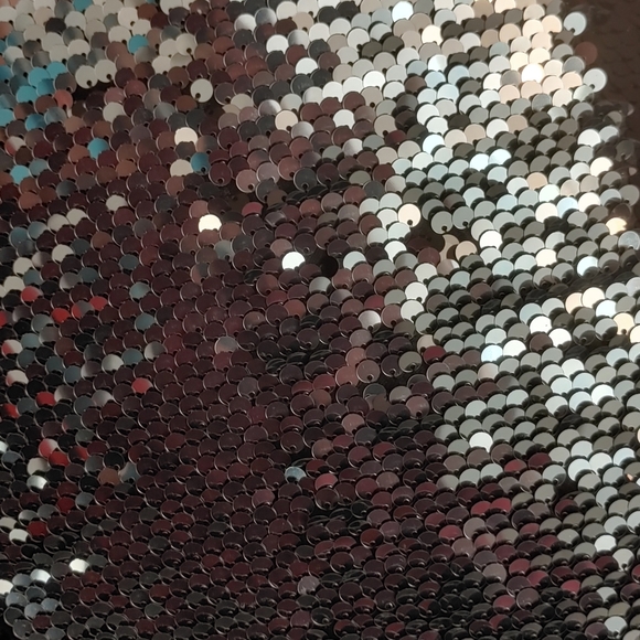 Down Feather Sequin Pillow - Picture 5 of 8